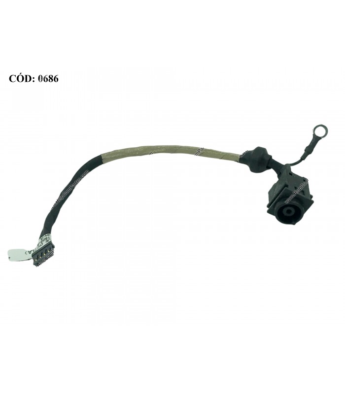 DC JACK POWER SONY VAIO VPC-EA PCG-612000 PCG-61211L PCG-61213M PCG-61316T SERIES +CABLE 015-0101-1505-A ORIG.