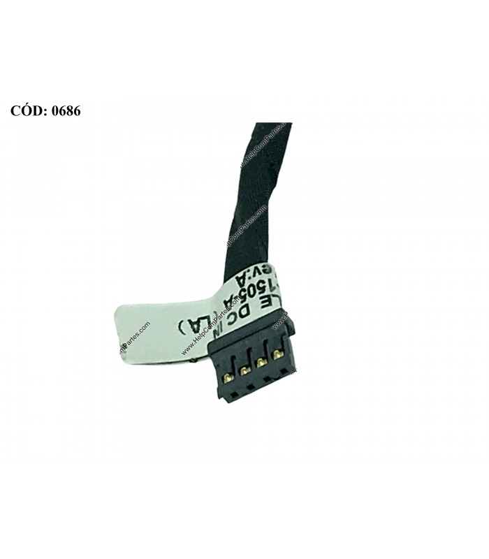 DC JACK POWER SONY VAIO VPC-EA PCG-612000 PCG-61211L PCG-61213M PCG-61316T SERIES +CABLE 015-0101-1505-A ORIG.
