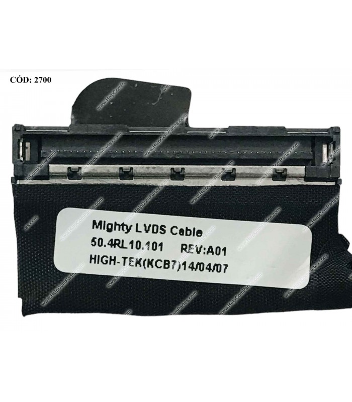 FLEX LCD HP ELITEBOOK 2170P SERIES 40 PIN 50.4RL10.101 693305-001 ORIG.