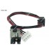 DC JACK POWER TOSHIBA SATELLITE C50-A C55-A C55D-A C50 C55D SERIES +CABLE V000949110 ORIG.