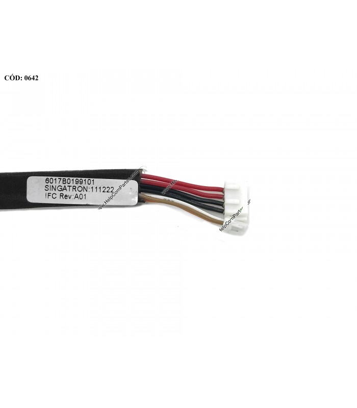 DC JACK POWER HP PROBOOK 4310 4310S 4510 4510S 4410 4410S 4411 4411S 4710 4710S SERIES +CABLE 536539-001 ORIG.