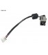 DC JACK POWER TOSHIBA SATELLITE NB500 NB505 SERIES +CABLE DC30100B100 ORIG.