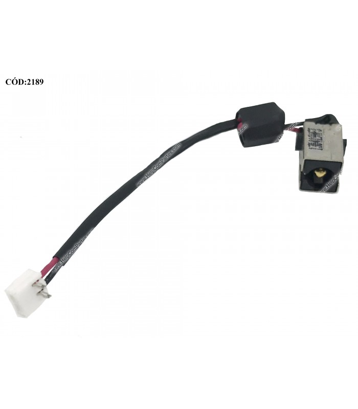 DC JACK POWER TOSHIBA SATELLITE NB500 NB505 SERIES +CABLE DC30100B100 ORIG.