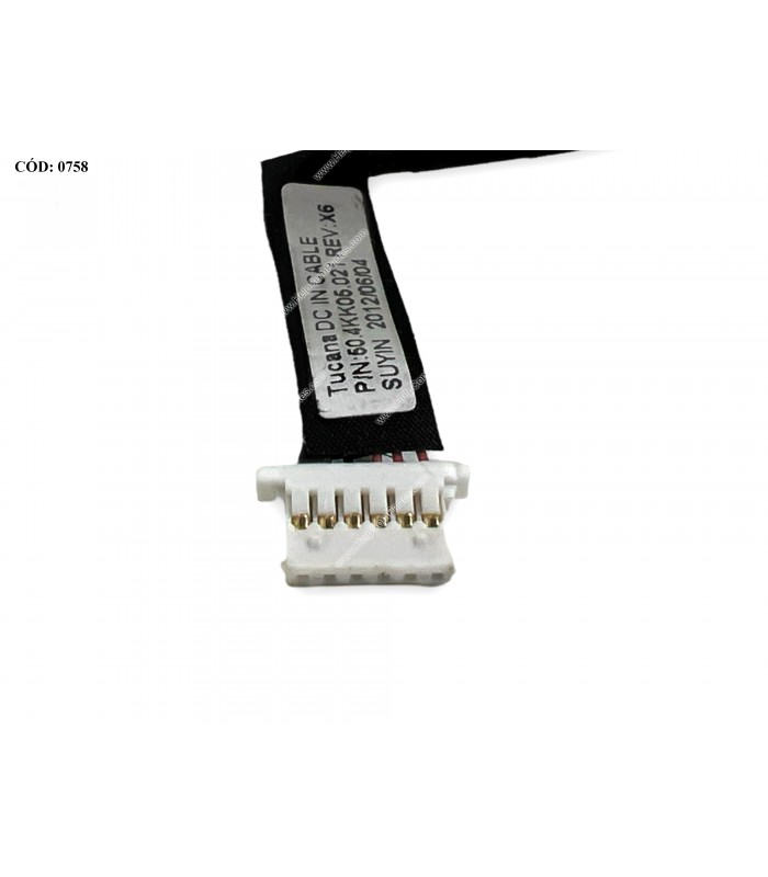 DC JACK POWER SONY VPCYA VPC YA VPCYB VPC YB SERIES +CABLE 50.4KK05.001 ORIG.