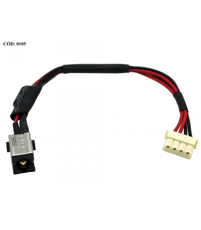 DC JACK POWER TOSHIBA SATELLITE C800 C840 C840D C845 C845D L800 L840 L840D L845 L845D M805 SERIES +CABLE A000174270 ORIG.