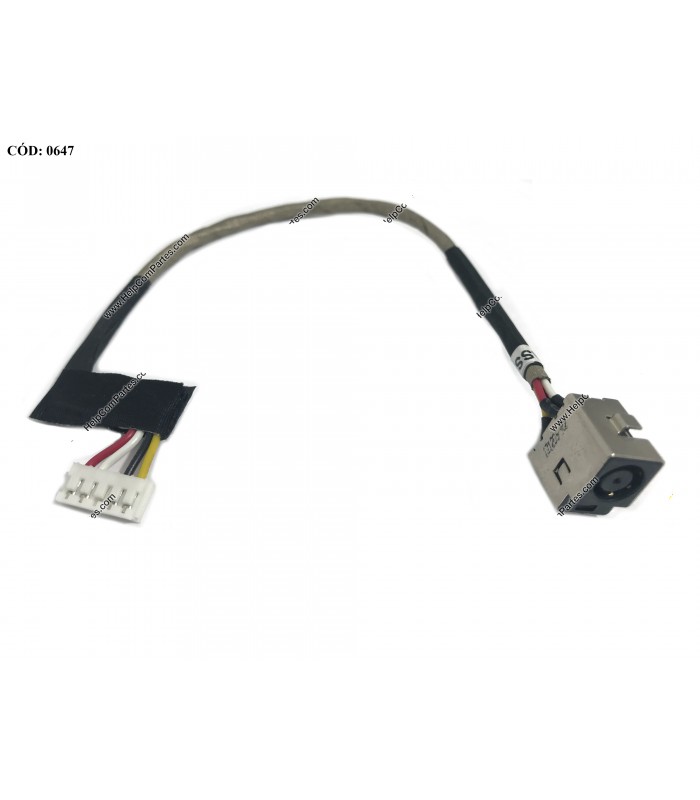 DC JACK POWER HP COMPAQ DV4 DV4-1000 DV4I-2000 DV4T-1000 DV4Z-1000 DV5 DV7 CQ40 CQ45 SERIES +CABLE 486836-001 ORIG.