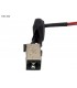 DC JACK POWER TOSHIBA SATELLITE C845 C845D L840 L840D L845 L845D C840 SERIES +CABLE DD0BY3AD010 ORIG (DS)