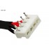 DC JACK POWER TOSHIBA  A500 A660 A660D A665 L455  L455D L555 L555D L670 L670D SERIES +CABLE DC30100AA00 ORIG.
