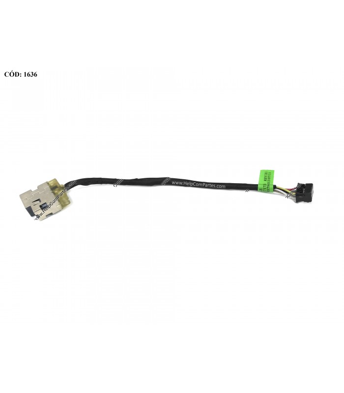 DC JACK POWER HP 240 245 246 G3 210 215 G1 14-K 14-R 14-G 14T-R 11-E 14-S  SERIES +CABLE 730900-001 ORIG.