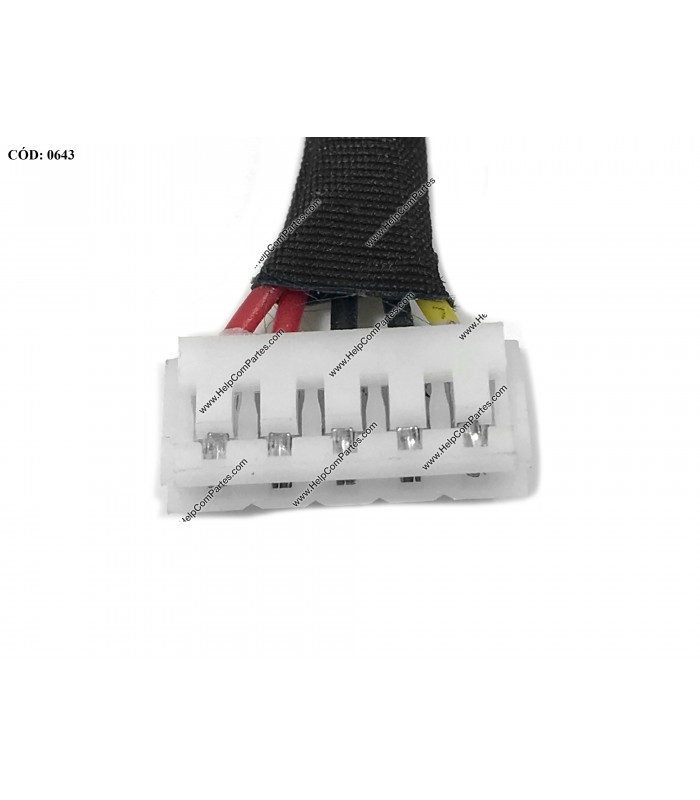 DC JACK POWER HP DV2000 DV2200 DV2500 DV2700 A900 C700 V3000 V3100 V3200 SERIES +CABLE 454945-001 ORIG.