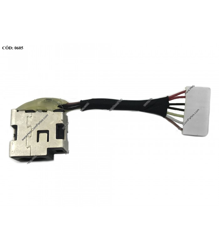 DC JACK POWER HP DM4T DV3-4000 DV3T DV4-4000 DV4T DM4 DM4-1000 DM4-1200 DM4-1300 DM4-2000 SERIES +CABLE 608273-001 ORIG.
