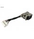 DC JACK POWER HP DM4T DV3-4000 DV3T DV4-4000 DV4T DM4 DM4-1000 DM4-1200 DM4-1300 DM4-2000 SERIES +CABLE 608273-001 ORIG.
