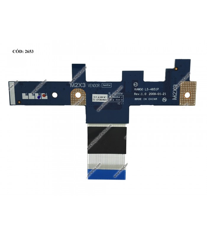 POWER BUTTON ACER BD W/CABLE ASPIRE 5310 5315 5220 5520 5715Z 5720 5720Z 7520 7720 7720Z SERIES 55.N2802.001 ORIG.