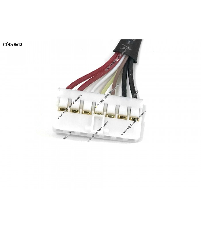 DC JACK POWER HP PAV DV6 DV6-6000 DV6T-6100 DV6T-6B00 DV7 DV7-6000 DV7T-6000 DV7-6B SERIES +CABLE 665306-001 ORIG.