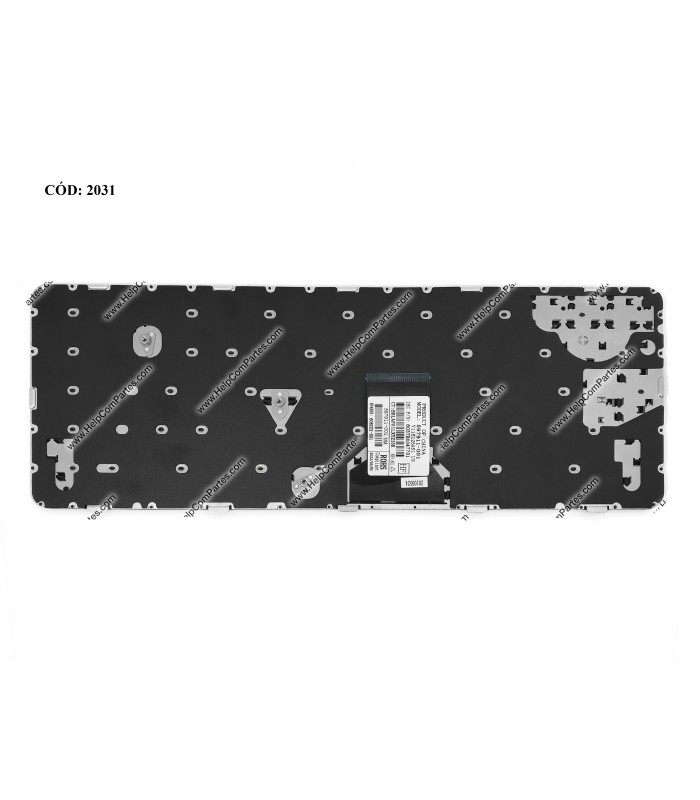 TECLADO HP PAV DM4-1000 DM4T-1000 DM4-2000 DM4T-2000 DV5-2000 DV5T-2 SERIES GLOSSY 608222-001 BK US ORIG. (DS)