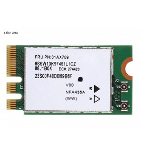 WI-FI M.2 NGFF 2230 LENOVO/QUALCOMM ATHEROS QCNFA435 802.11a/b/g/ 2.4G/5G BLUETOOTH 4.1 QCNFA435 ORIG.