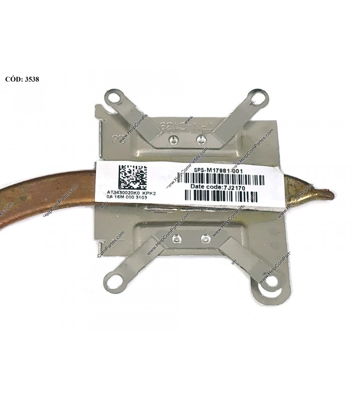 DISIPADOR HP 250 255 256 G8 G9 / 15-GW 15-DW 15S-GR 15S-GU 15S-GY 15Z-GW SERIES M17981-001 ORIG.