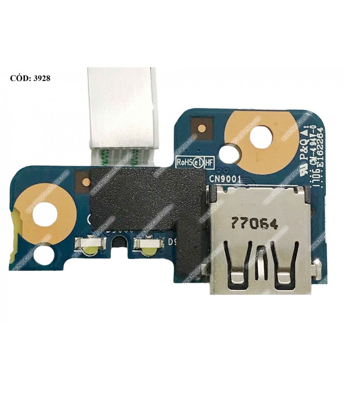 USB BD I/O W/CABLE HP HP 240 245 246 G4 G5/ 14-AC 14-AM 14-AN 14-AQ 14-AR 14-AS 14-AF 14G-AD 14G-AJ SERIES 813515-001 ORIG. (DS)