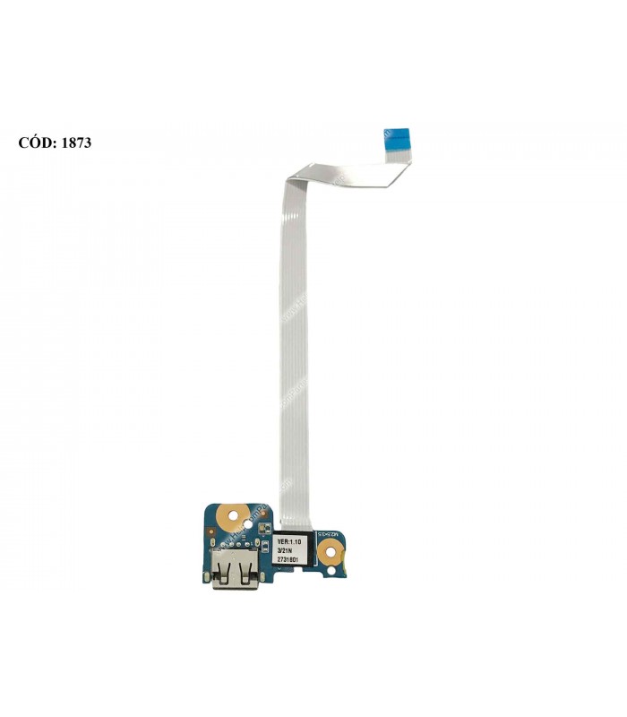 USB BD I/O W/CABLE HP HP 240 245 246 G4 G5/ 14-AC 14-AM 14-AN 14-AQ 14-AR 14-AS 14-AF 14G-AD 14G-AJ SERIES 813515-001 ORIG.