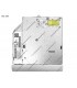 ODD DVD-WRITER. 9.0mm HP DVD+RW GUE1N SATA SLIM BEZEL WH 920417-008 ORIG. (DS)