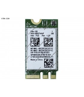 WI-FI M.2 REALTEK RTL8723DE 1X1 WIFI + BT 4.2 / 240 245 250B G6 14-BA 15-BW 15-BS SERIES 927230-855 915619-001 ORIG.