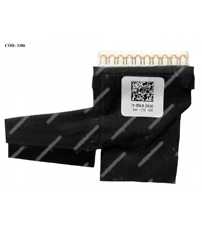 CABLE BATERIA DELL 085KJ6 INSPIRON 15 5565 5567 5568 17 (5765) 17 (5767)  SERIES BAL30 DC02002KC00 ORIG.