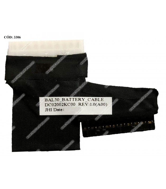 CABLE BATERIA DELL 085KJ6 INSPIRON 15 5565 5567 5568 17 (5765) 17 (5767)  SERIES BAL30 DC02002KC00 ORIG.