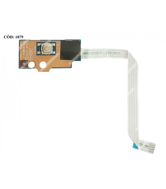 POWER BUTTON HP BD W/CABLE HP 240 245 246 G4 G5/ 14-AC 14-AM 14-AN 14-AQ 14-AR 14-AS 14-AF +CABLE /813516-001 ORIG 
