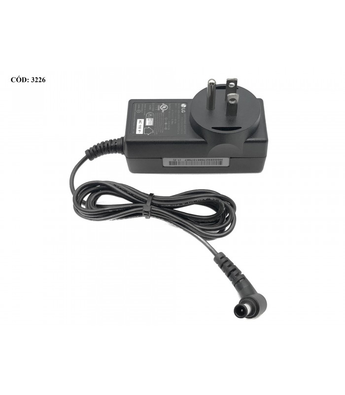 ADAPTADOR ENERGIA LG 19V---1.3A 40W 6.5mm*4.4mm 100-240V 50/60Hz/EAY62768607 