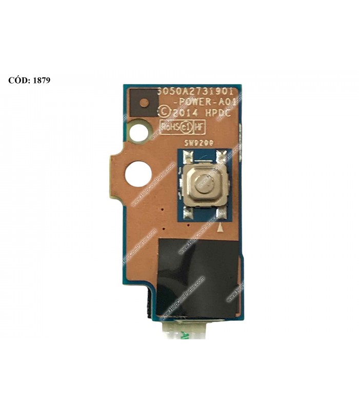 POWER BUTTON HP BD W/CABLE HP 240 245 246 G4 G5/ 14-AC 14-AM 14-AN 14-AQ 14-AR 14-AS 14-AF +CABLE /813516-001 ORIG 