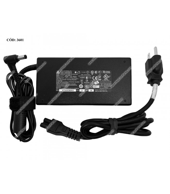 CARGADOR DELTA 19.5V---6.15A 120W PIN 5.5*2.5 100-240V~ US 50-60Hz 3PRONG ADP-120MH ORIG.
