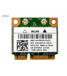 WI-FI PCI-E DELL DW1701 BROADCOM BCM94313HMGB  802.11b/g/n 2.4Ghz BT 4.0 / 0YFHN7 ORIG. (DS)