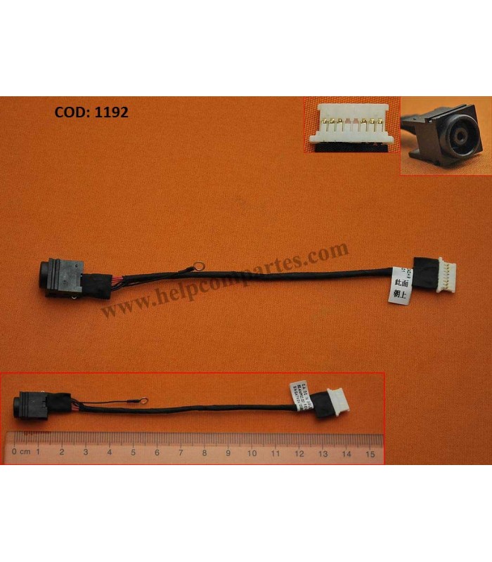 DC JACK POWER SONY VAIO VPCEG VPC-EG EG16 EG18 EG18EC EG23 EG26 EG28 SERIES +CABLE A-1831-336-A ORIG.