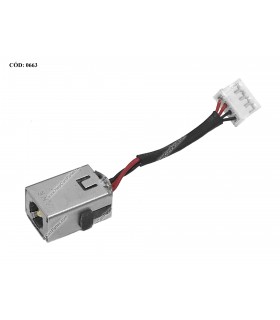 DC JACK POWER HP MINI 110-4000 200-4000 210-3000 210-402 1104 SERIES +CABLE 6017B0205701 OEM.