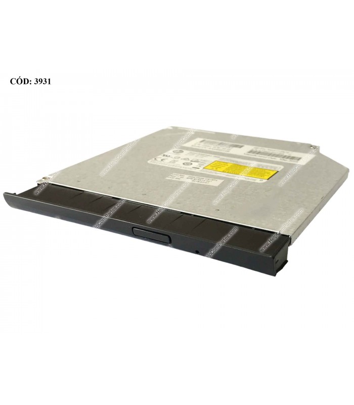 ODD DVD-WRITER. 9.5mm HP DVD+RW DU-8A6SH111B SATA + BEZEL BK 813514-001 ORIG.(DS)