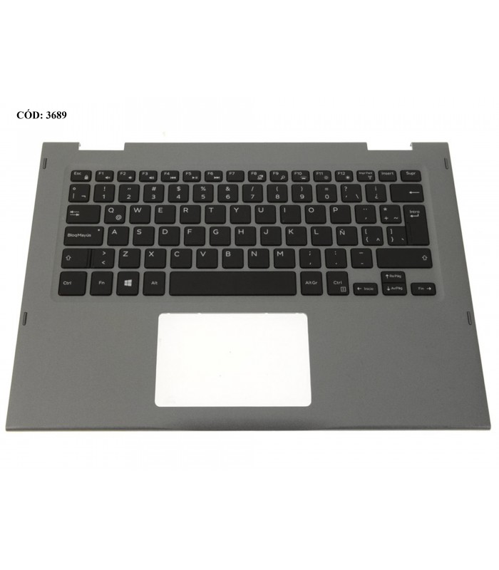 DELL ASSY W/KB W/PLMRST/ INSPIRON 13 5368 5378 5379 BK BL 0JCHV0 LA ORIG.