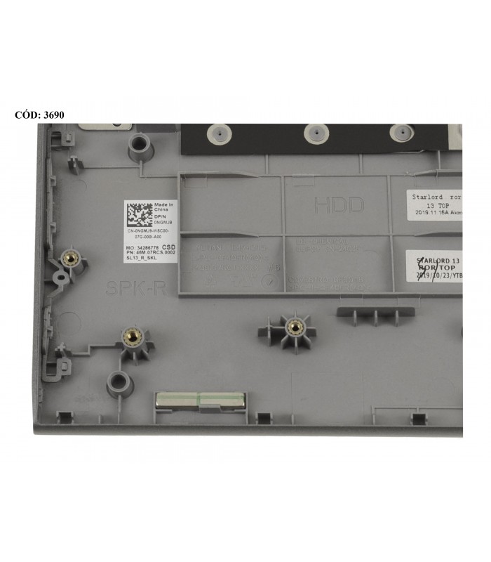 DELL ASSY W/KB W/PLMRST/ INSPIRON 13 5368 5378 5379 BK BL 0JCHV0 /FRENCH ENGLISH/ ORIG