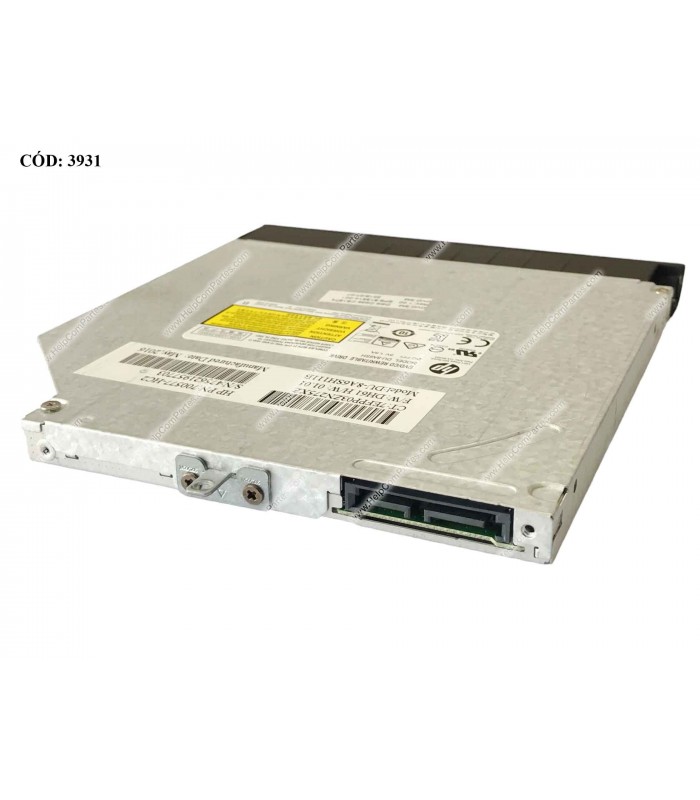 ODD DVD-WRITER. 9.5mm HP DVD+RW DU-8A6SH111B SATA + BEZEL BK 813514-001 ORIG.(DS)