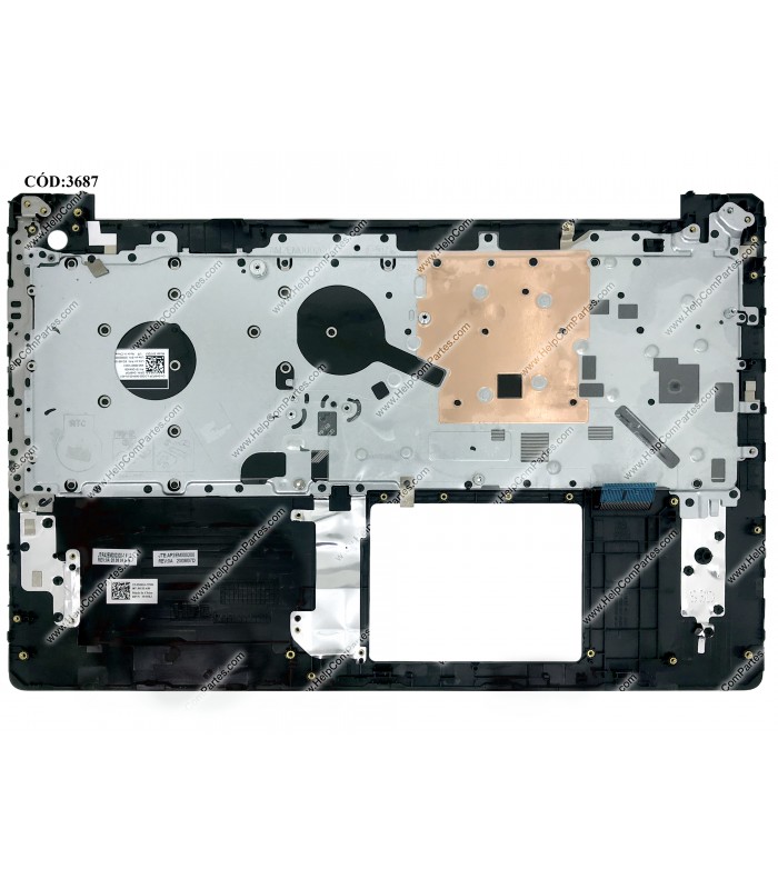 DELL ASSY W/KB W/PLMRST/ INSPIRON 3580 3581 3582 3583 3584 3590 3595 BK NO BL 0P4MKJ  US ORIG