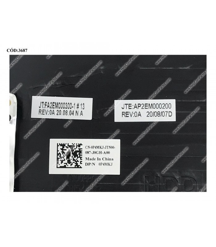 DELL ASSY W/KB W/PLMRST/ INSPIRON 3580 3581 3582 3583 3584 3590 3595 BK NO BL 0P4MKJ  US ORIG