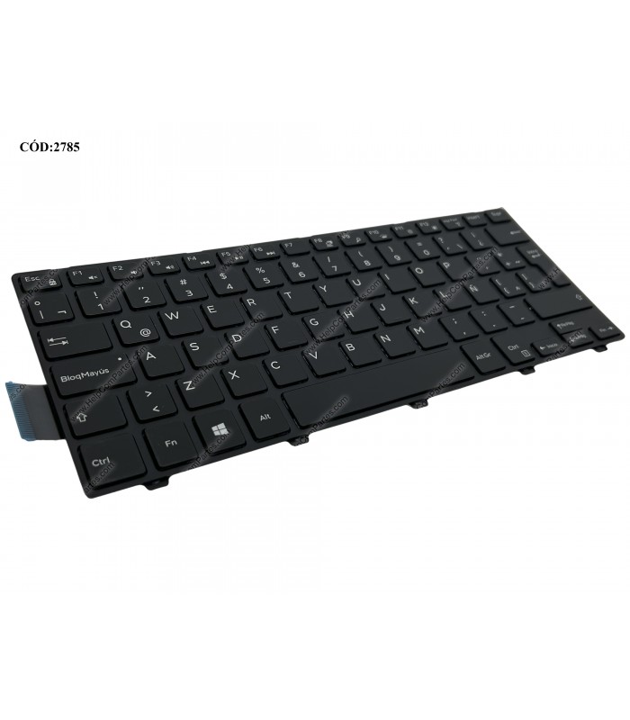 TECLADO DELL INSP. 14-3000 3442 3443 5447 5442 5445 7447/ LATITUDE 3450/ VOSTRO 14 3458 3446 SERIES BACKLIT BK LA ORIG.