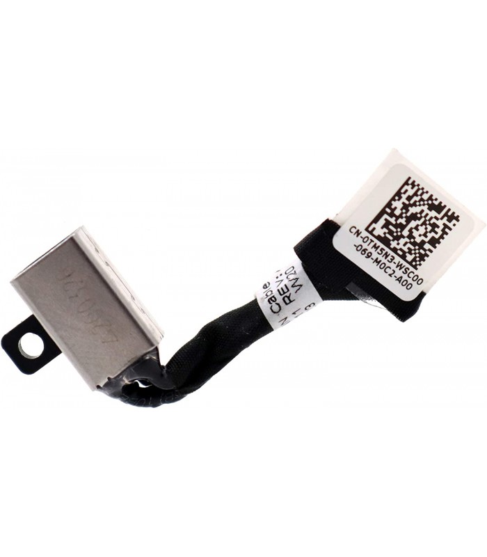 DC JACK POWER DELL INSPIRON 15 5582 5583 5584 7580 LATITUDE 3400 3500 3550 SERIES +CABLE 0TM5N3 ORIG.