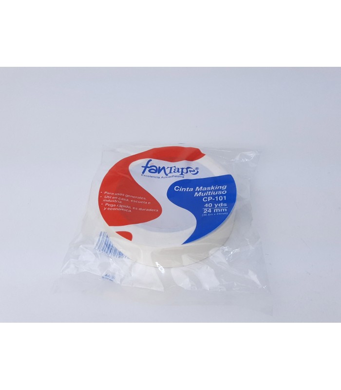 CINTA MASKING MULTIUSO SHURTAPE 40YDSX24MMFANTAPE