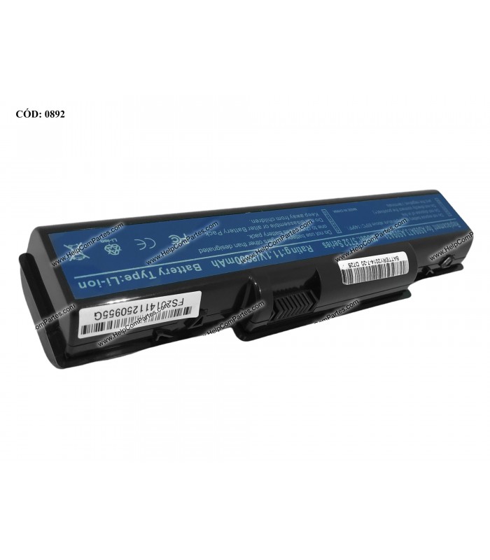 BATERIA ACER 11.1V---8800mAh 12C/ASPIRE 5516 5517 5732Z EASYNOTE TJ65 TR81 GATEWAY NV52 NV53 NV54 SERIES AS09A73 AS09A31 OEM