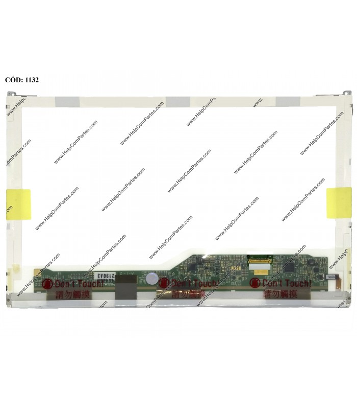 DISPLAY 14.1" 30PIN WLED WXGA (1280x800) MATTE 60Hz eDP VC-D PCBA BENT U BRACKET 06HWVV ORIG.