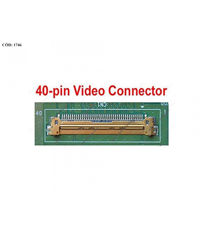 DISPLAY 11.6" 40PIN WLED SLIM WXGA HD (1366x768) GLOSSY 60Hz LVDS VC-D PCBA FLAT SEG. R/L BRACKET LTN116AT06-402