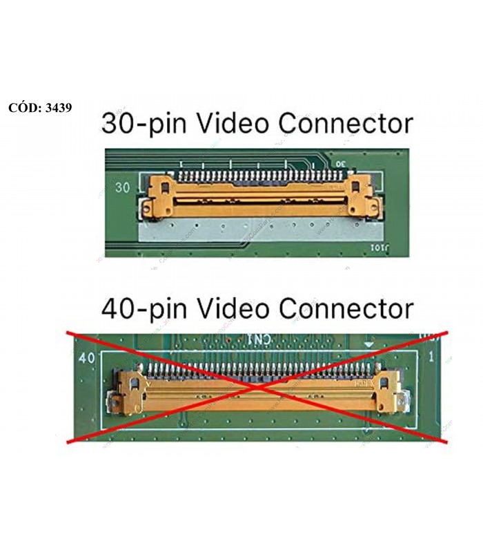 DISPLAY 15.6" 30PIN WLED SLIM WXGA HD (1366x768) MATTE 60Hz N-TS eDP VC.D PCBA FLAT SEG. U/D BRACKET L50021-001 ORIG.