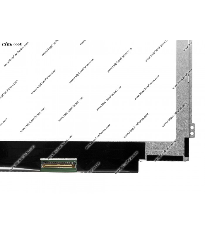 DISPLAY 11.6" 40PIN WLED SLIM WXGA HD (1366x768) MATTE 60Hz LVDS VC-D PCBA FLAT SEG. R/L BRACKET 0HF9D2