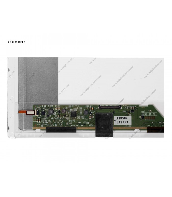 DISPLAY 15.6" 40PIN WLED WXGA HD (1366x768) GLOSSY 60Hz N-TS VC-I PCBA Bent 2,5cm NO BRACKET / NT156WHM-N50 ORIG.