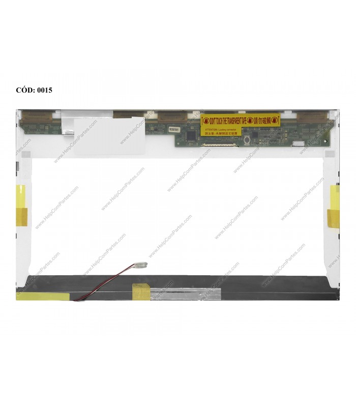 DISPLAY 16.0" 30PIN LCD CCFL (1) WXGA HD (1366x768) GLOSSY 60Hz LVDS VC-U-D NO BRACKETS LTN160AT01-A04 ORIG